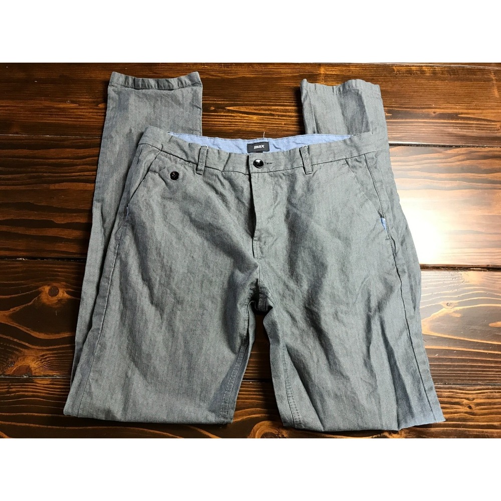 Max Pants, Men's Size 32, Gray, Dress Pants, Pockets